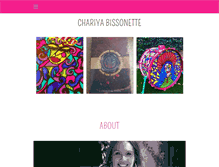 Tablet Screenshot of chariyabissonette.com
